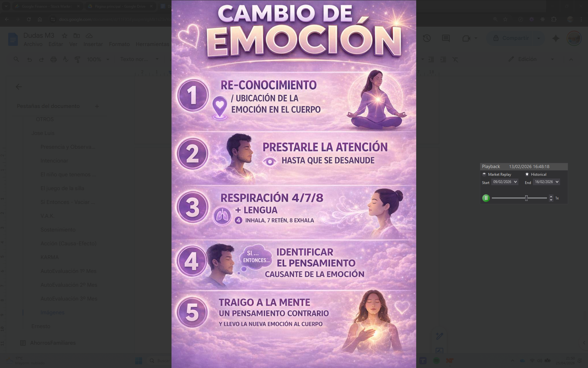 Cambio de Emoción en 5 Pasos